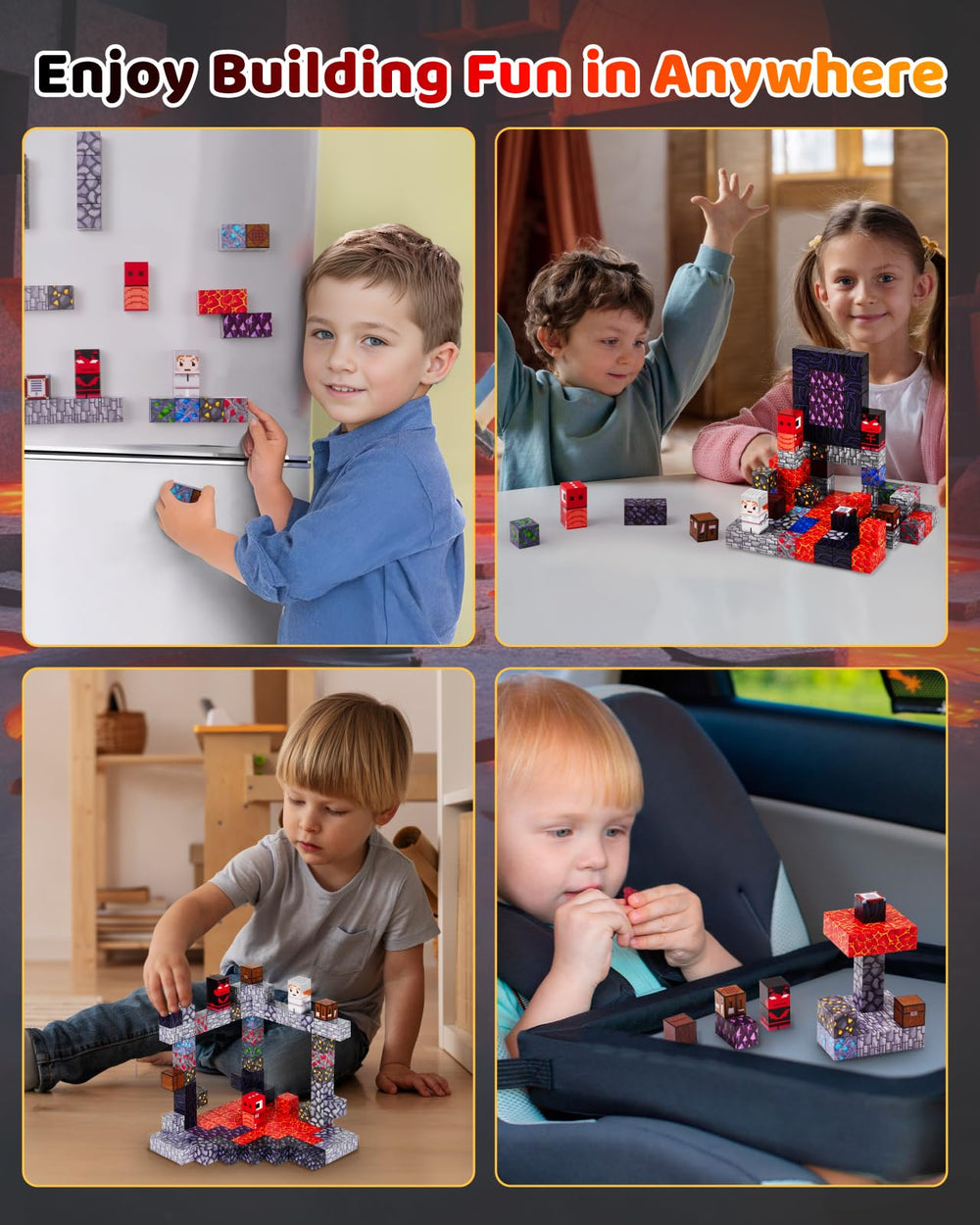 Gleamkid ABS blocks with sealed edges endure daily use safely.