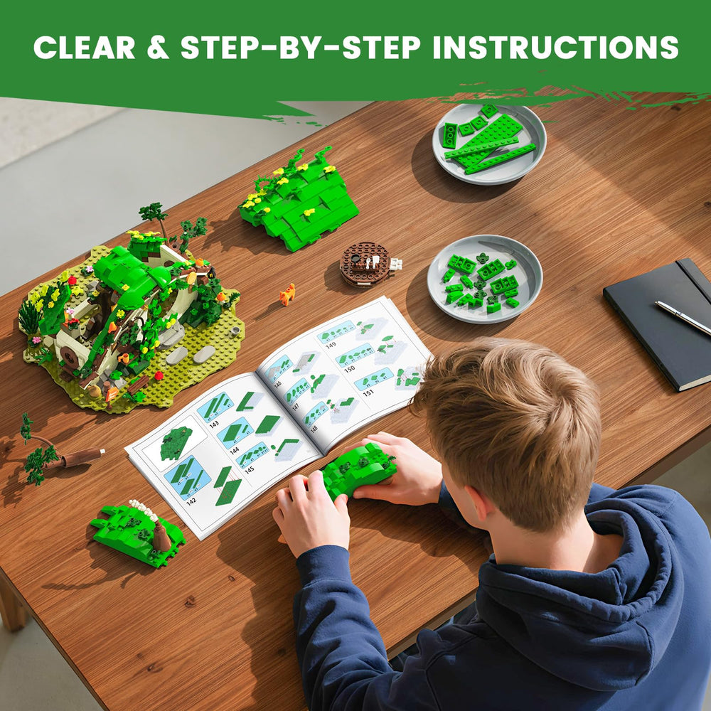 Glikid Dwarf Cabin shown as a desk or shelf display piece