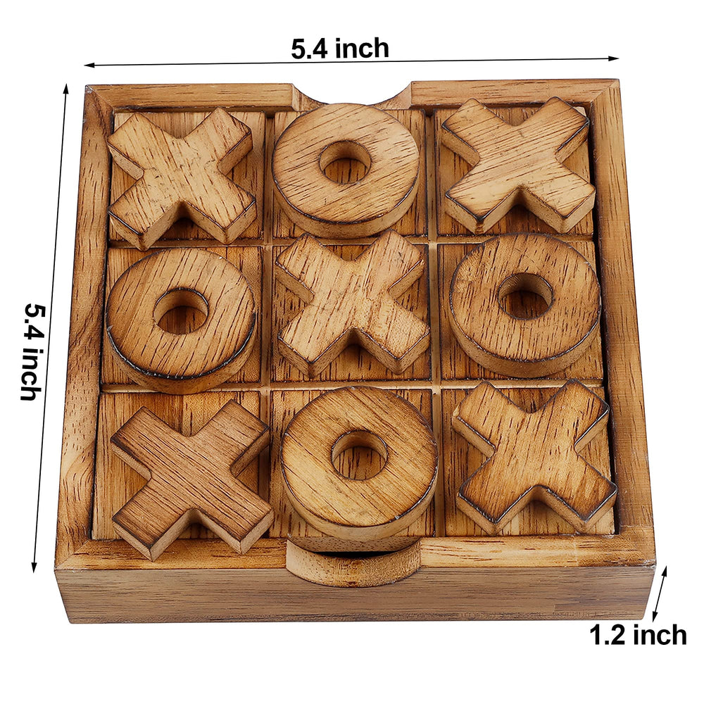 Glintoper four-in-a-row wood board, sturdy construction for quick, engaging rounds.