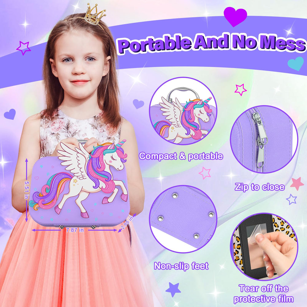 Glisiol glitter polishes provide sparkling color options for creative designs.