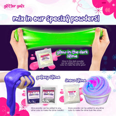 Glitter Galz group play slime session ideal for classrooms and playdates