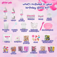 Glitter Galz scented slime ideas showcase colorful textures and aromas.