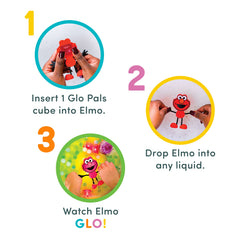 Cubes tucked inside the main box of the Glo Pals set
