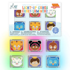Glo Pals Daniel Tiger light-up cube glows in water for bath time