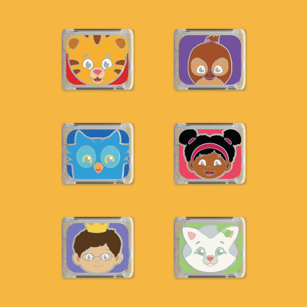 Glo Pals limited edition six-design cube set is reusable