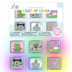 Glo Pals Fairy bath cubes glow in water, enhancing bath time play and color recognition