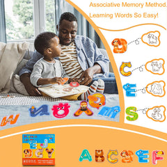 Gloswetify magnetic alphabet letters add vibrant color to learning and creativity