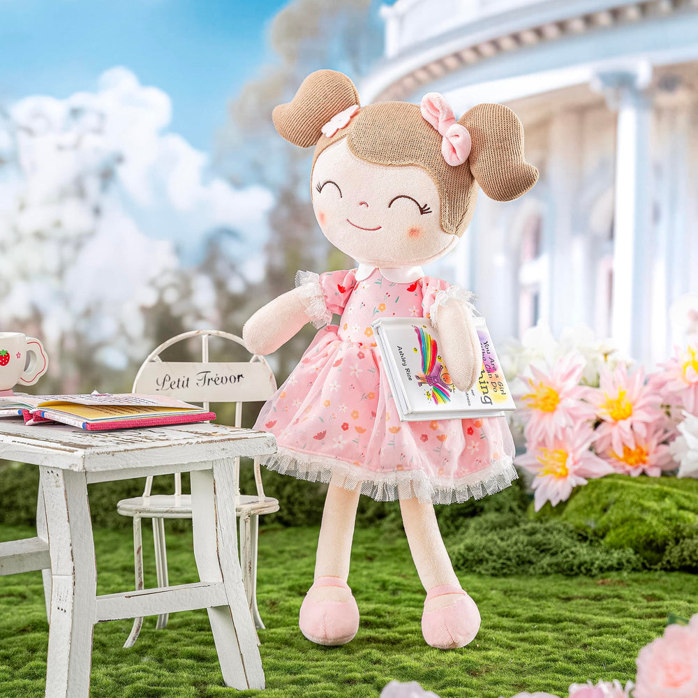 Gloveleya baby doll side view highlighting plush and gentle touch