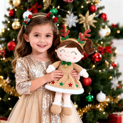 Gift-ready Gloveleya package with holiday box and card