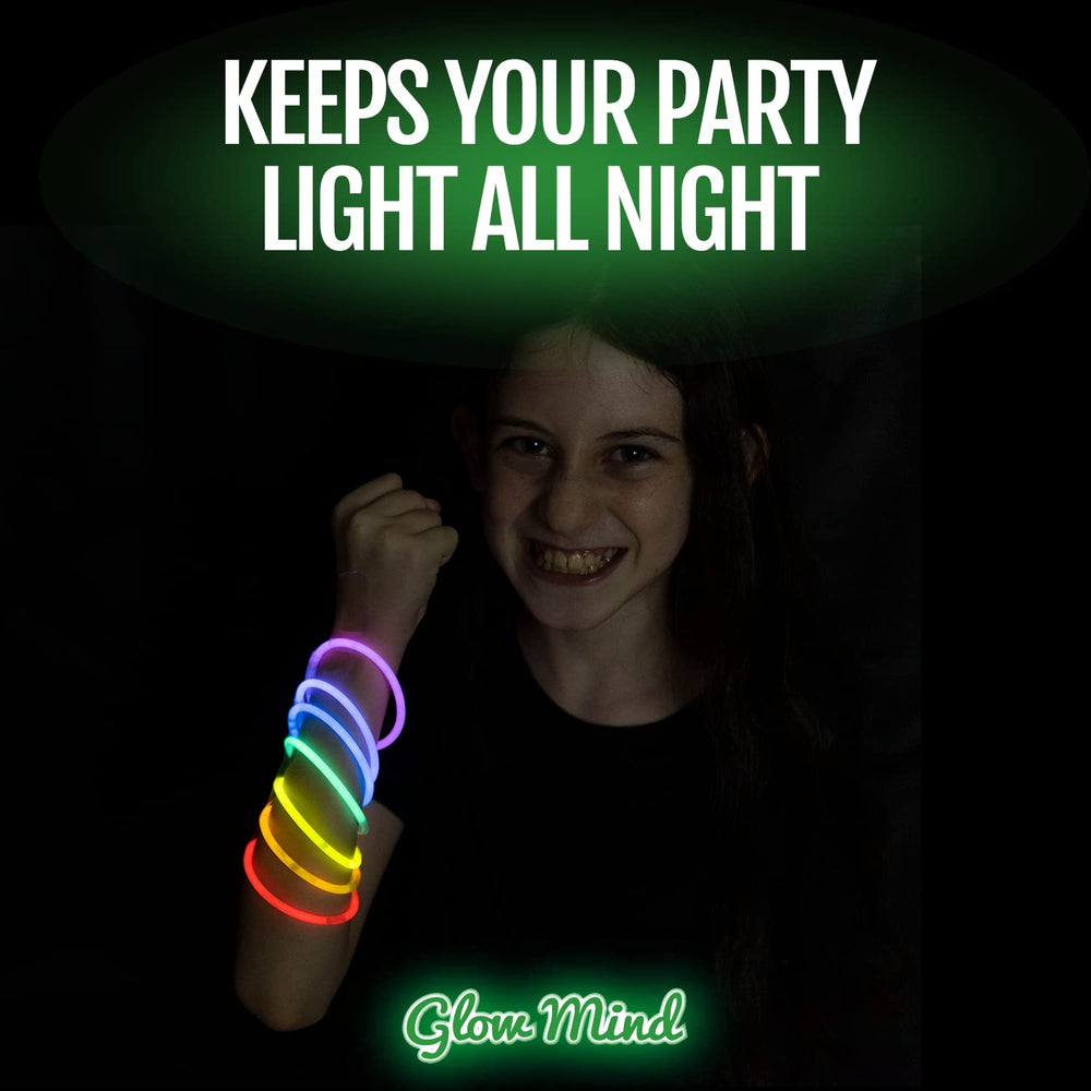 Glow Mind glow sticks used as party decorations for vivid ambiance