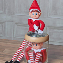 GLOW Elfie Elvie gift-ready set for holiday decorating or stocking stuffers
