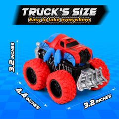 Gloween Monster Trucks with durable rubber wheels for rough surfaces