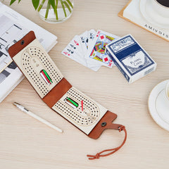 Gloxlite Cribbage pegs in red, green, white for clear scoring.