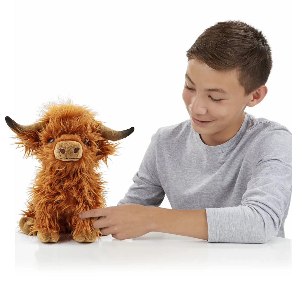 Gluutoyashop Highland Cows plush 11in cozy decor pillow alternative