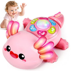 GMAOPHY Axolotl Toy perfect for tummy time, crawling, and floor play.