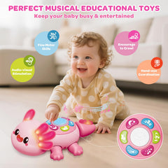 GMAOPHY Axolotl Toy plays music and sounds for soothing routines.
