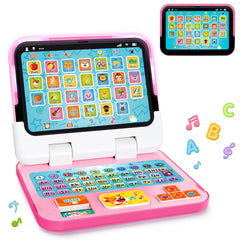 GMAOPHY learning laptop screen with colorful icons enhancing early literacy