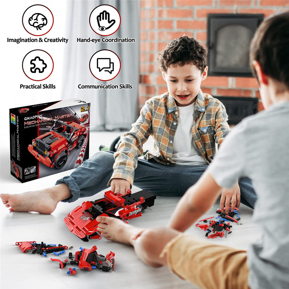 GMAOPHY off-road truck model assembled to encourage problem solving