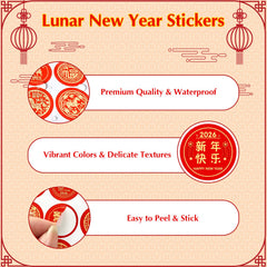 GMEMNOV 0.9-inch pre-cut stickers peel easily with no residue
