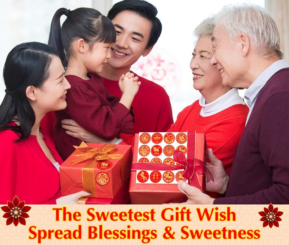 GMEMNOV 160 stickers deliver cohesive year-end styling across wrappers and tags