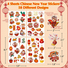 GMEMNOV premium lunar new year decals add festive vibes
