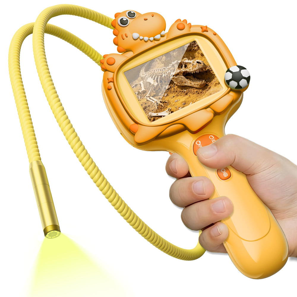 GMYGBY dinosaur borescope front view with 2.4 inch display for kids exploration