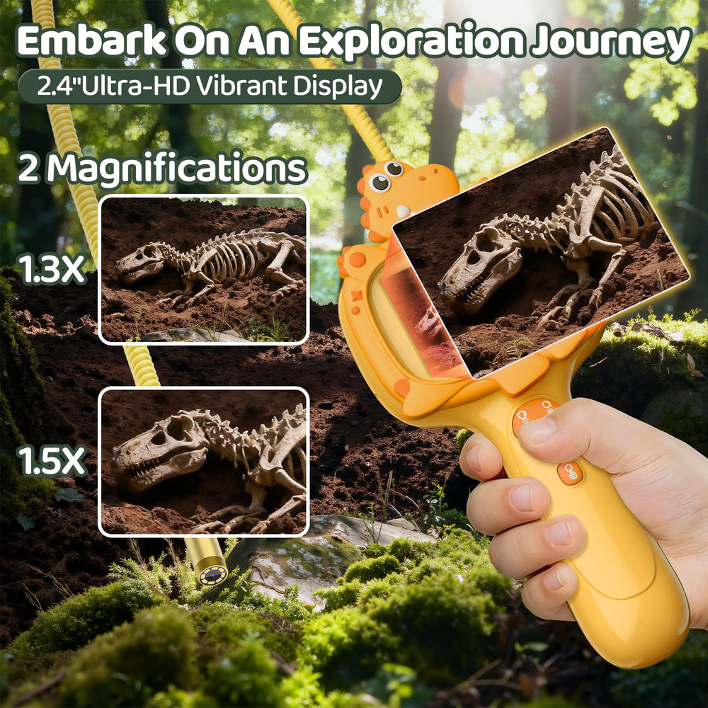 GMYGBY borescope with adjustable LEDs brightens hidden details for discovery