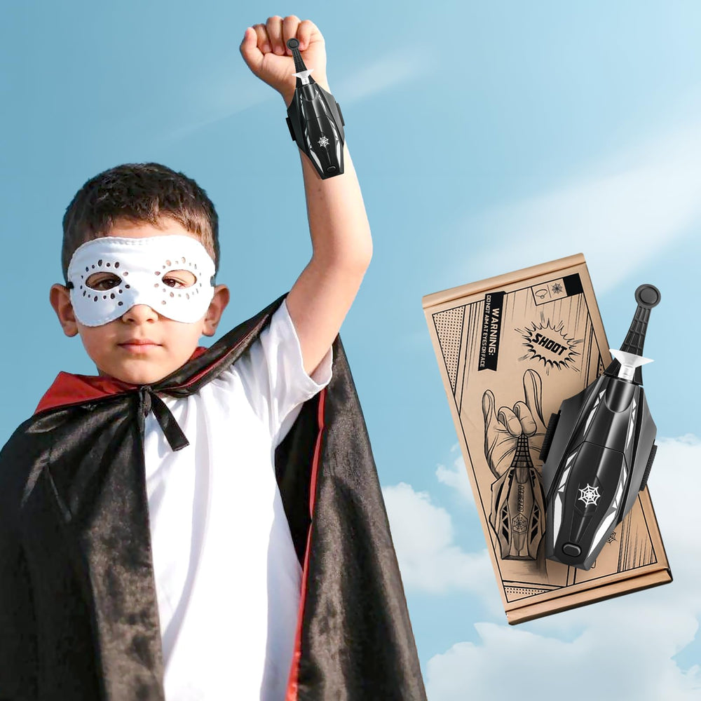 GMNIDO Spider Web Shooter durable design withstands enthusiastic superhero adventures.