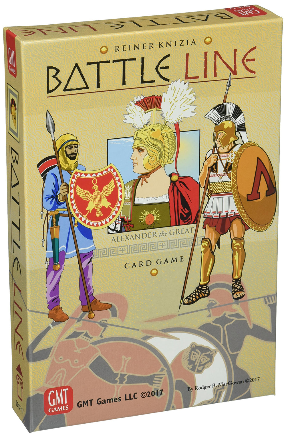GMT Games Battle Line front-cover shows two-player setup for quick play