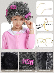 Gnodio glasses with chain completes grandma-inspired outfit