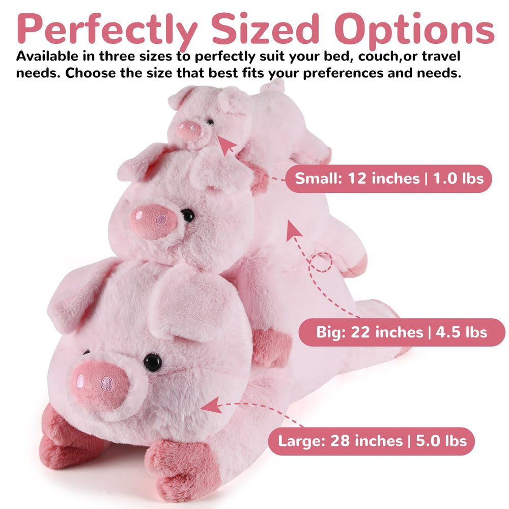 gnomantic pig plush texture cosy squeezable softness