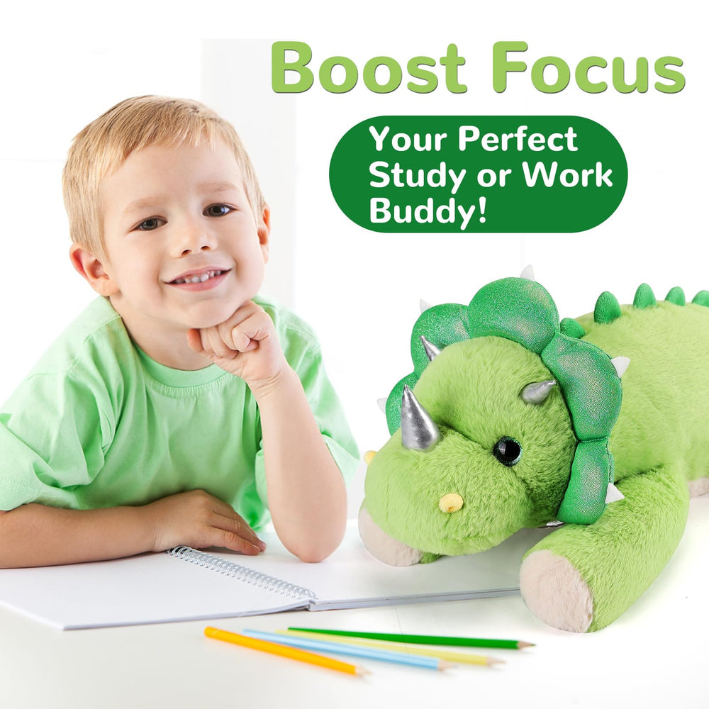 Gnomantic Triceratops plush makes a thoughtful gift for kids.
