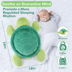 gnomantic turtle weighted plush gift box display ready to gift
