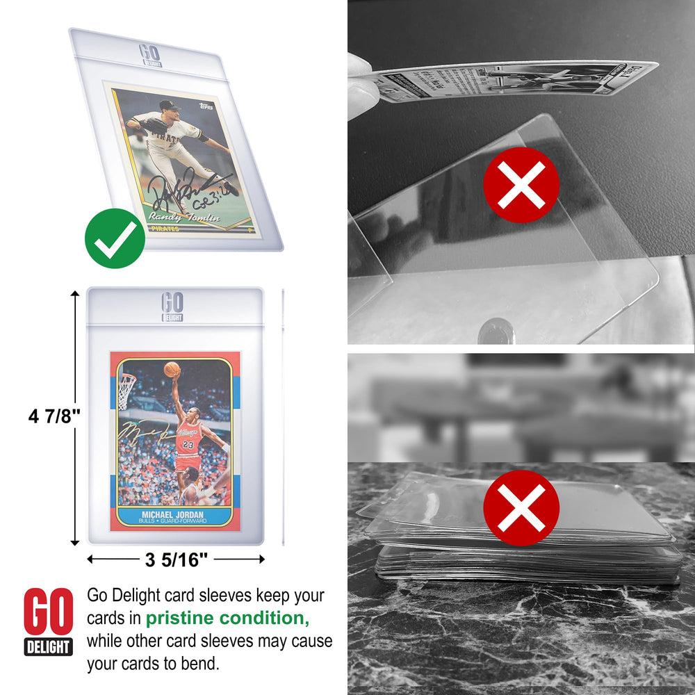 GO DELIGHT 200-count bundle includes holders and soft sleeves