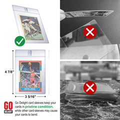 GO DELIGHT 200-count bundle includes holders and soft sleeves