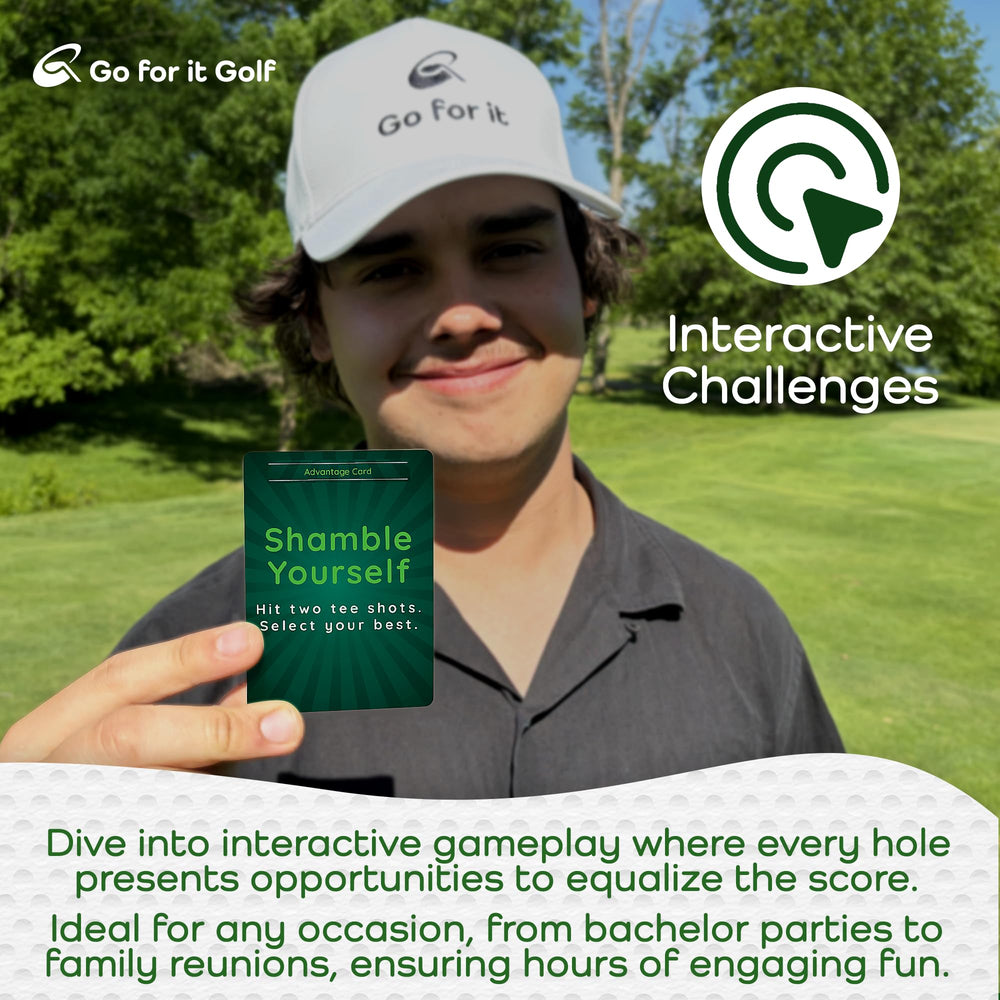 Go For It Golf Equalizer gift pack ideal for golfers seeking fun rounds