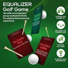 Go For It Golf Equalizer trailing-advantage card encourages exciting comebacks on the course.