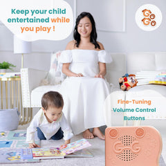 GO GO Songs of Creation and Praise adjustable volume for comfortable listening.