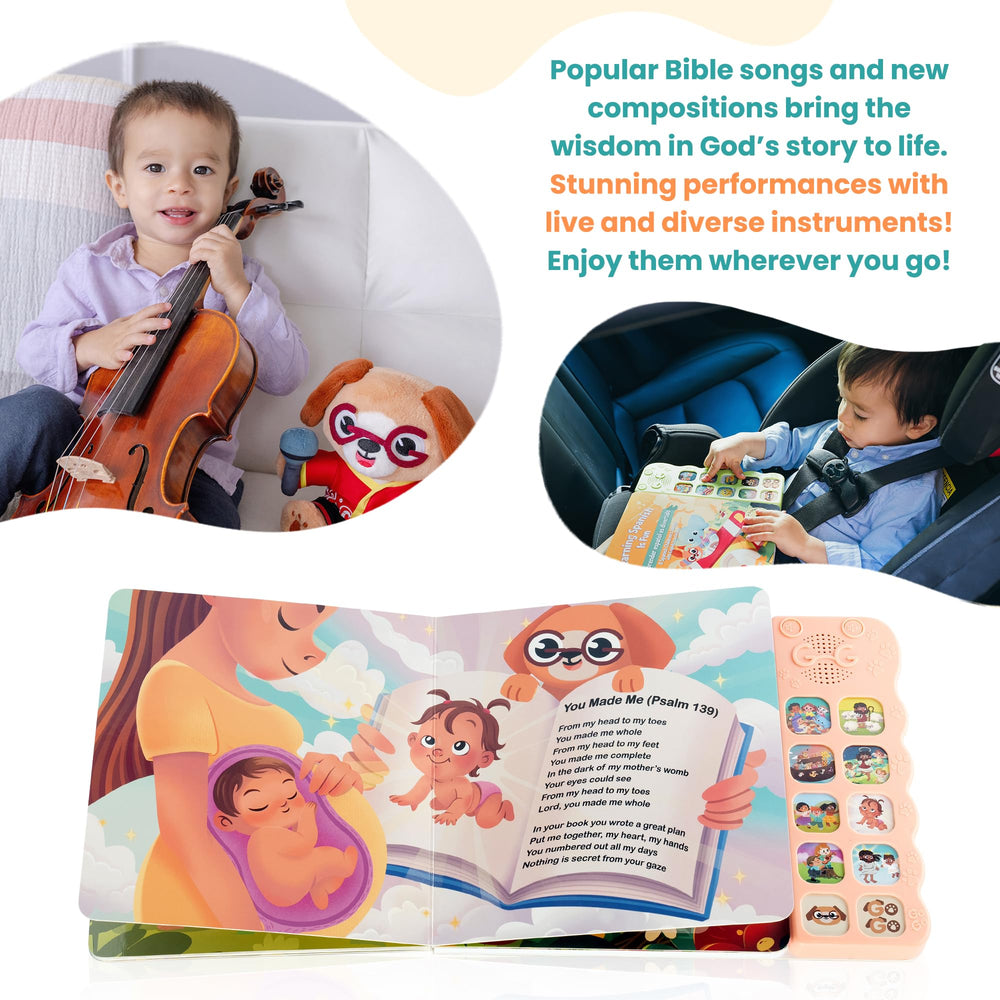GO GO Songs of Creation and Praise portable toy for on-the-go learning.