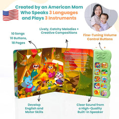 GO GO talking book illustration shows interactive learning for toddlers