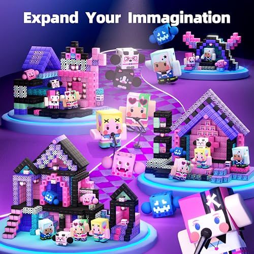 GobiDex magnets connect securely for stable, expandable play structures.
