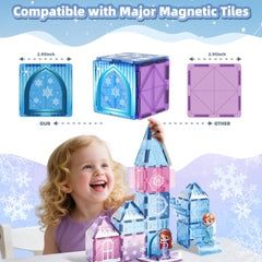GobiDex snowflake tiles add decorative variety for themed castle builds.