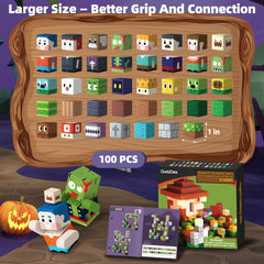 GobiDex Zomblocks build worlds, encouraging storytelling and imaginative narrative during free play.