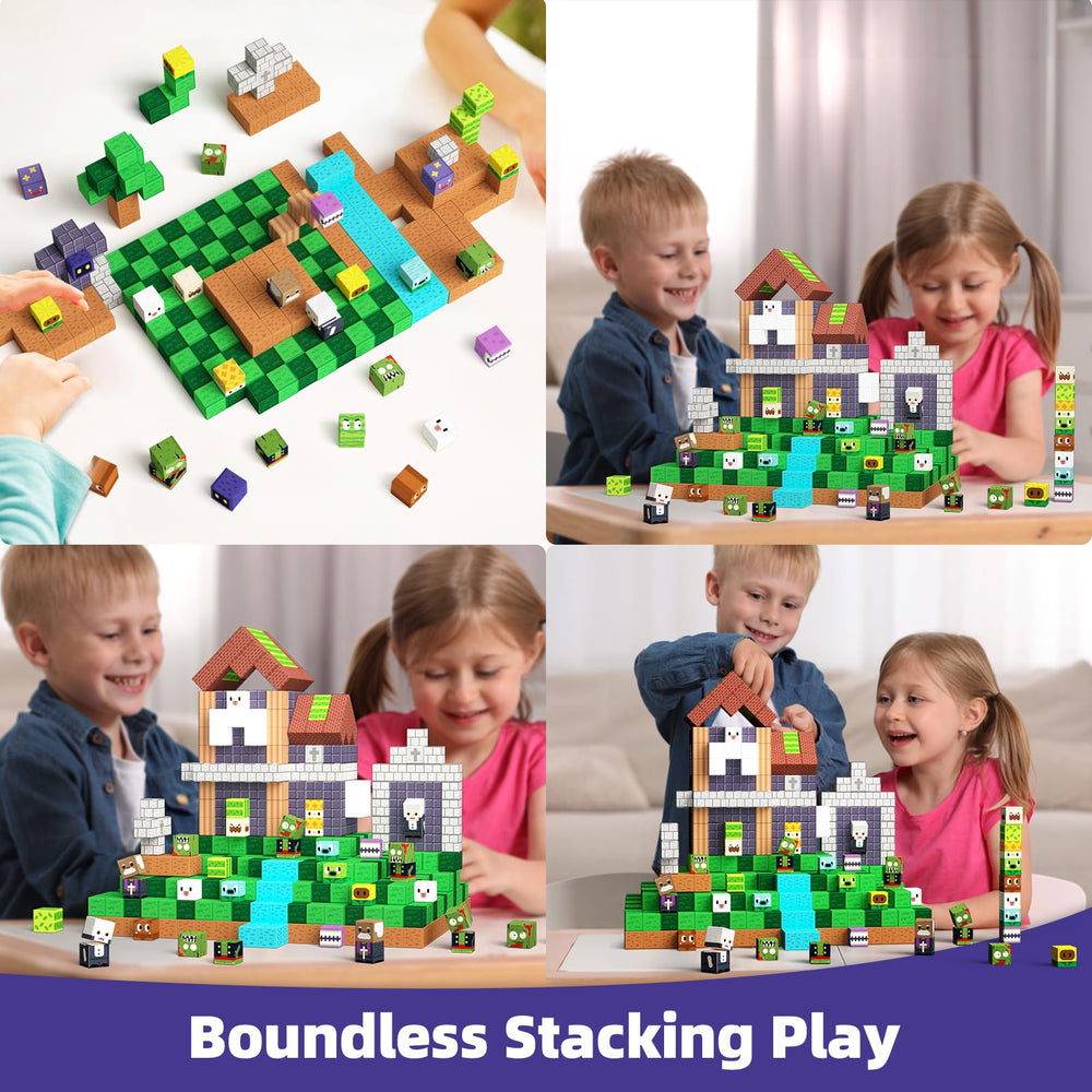 GobiDex Zomblocks vibrant colors invite sensory exploration and fine motor practice.
