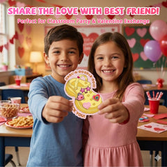 Gocozer valentines cards feature clear to/from spaces for organization
