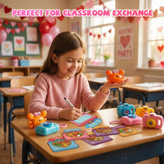 Gocozer Valentines four-theme cards reduce duplicates in class.