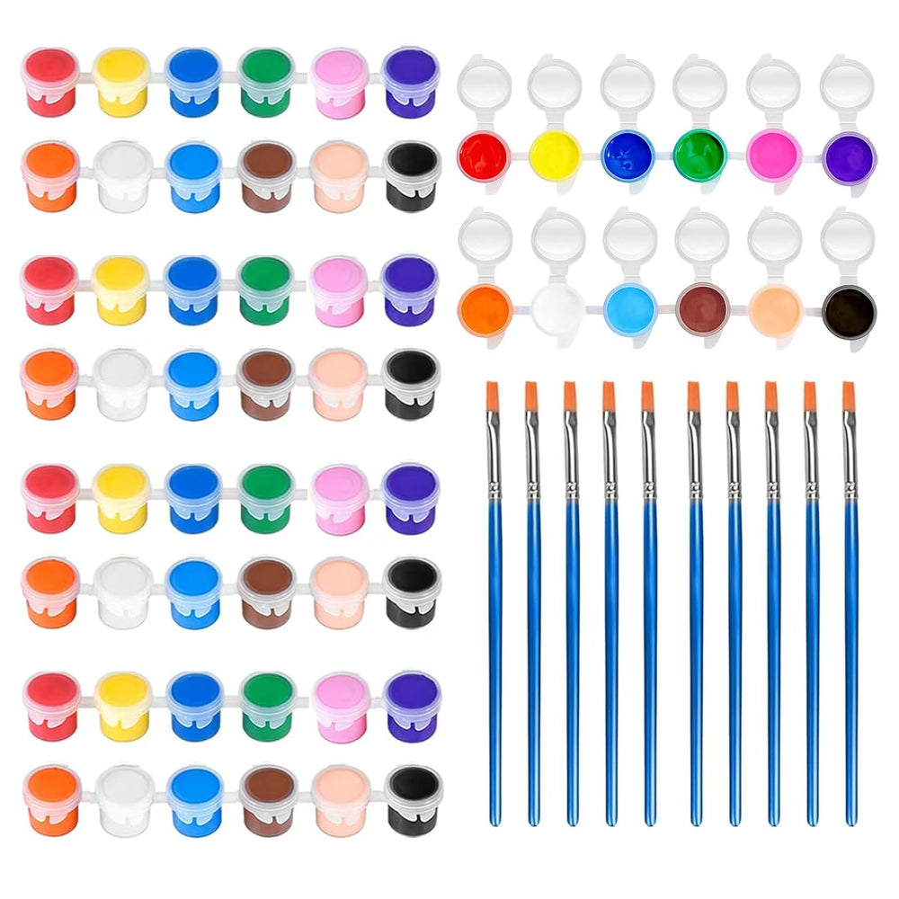GODLIY mini paint set front view with 12 colors for kids' art