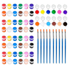 GODLIY mini paint set front view with 12 colors for kids' art