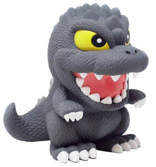 Godzilla figural PVC bank emphasizes durable construction for long lasting display
