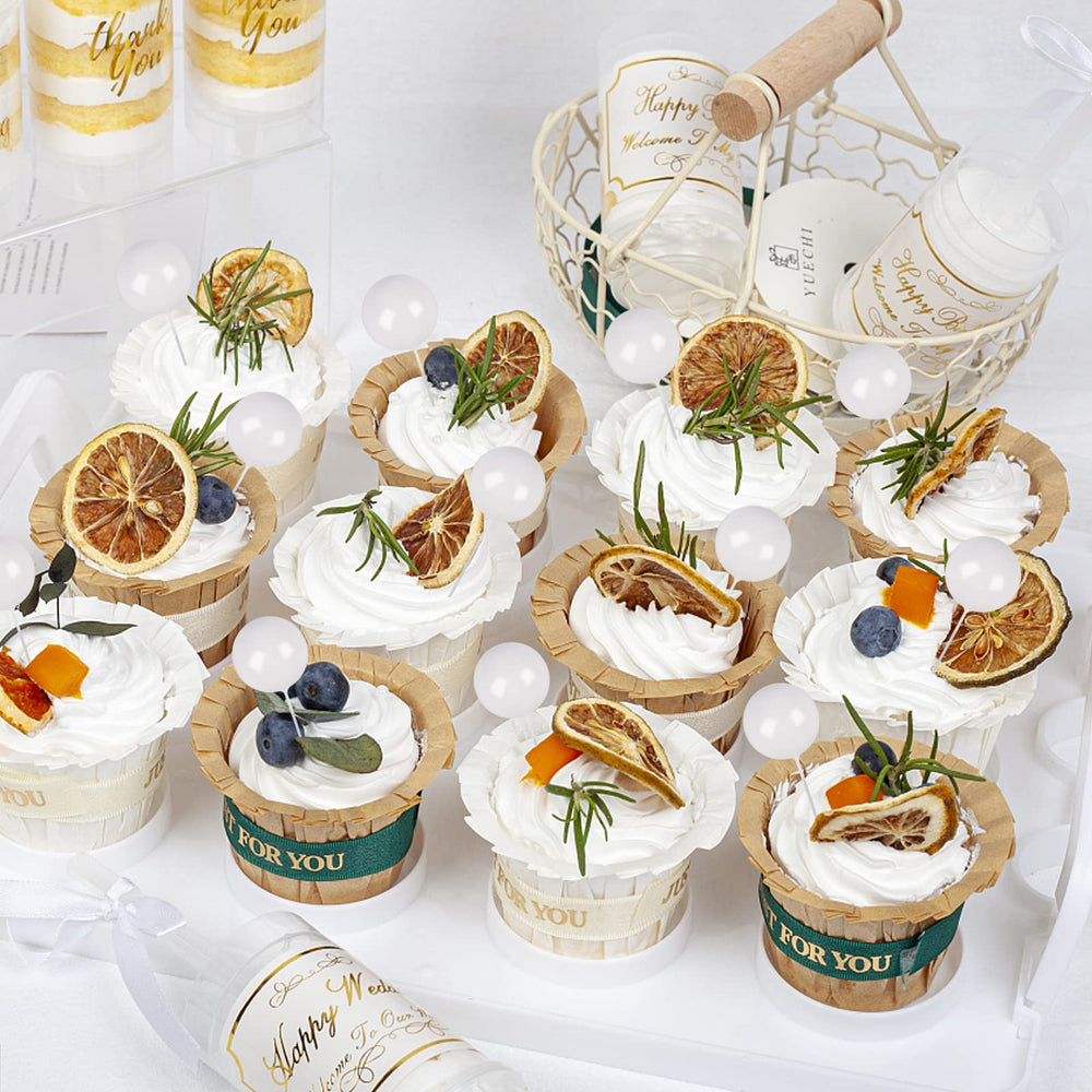 Goensjt 30-piece cake topper set for versatile party decorations